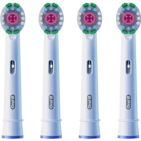 Oral-B Pro 3D White Børstehoveder Hvid, 4 stk.